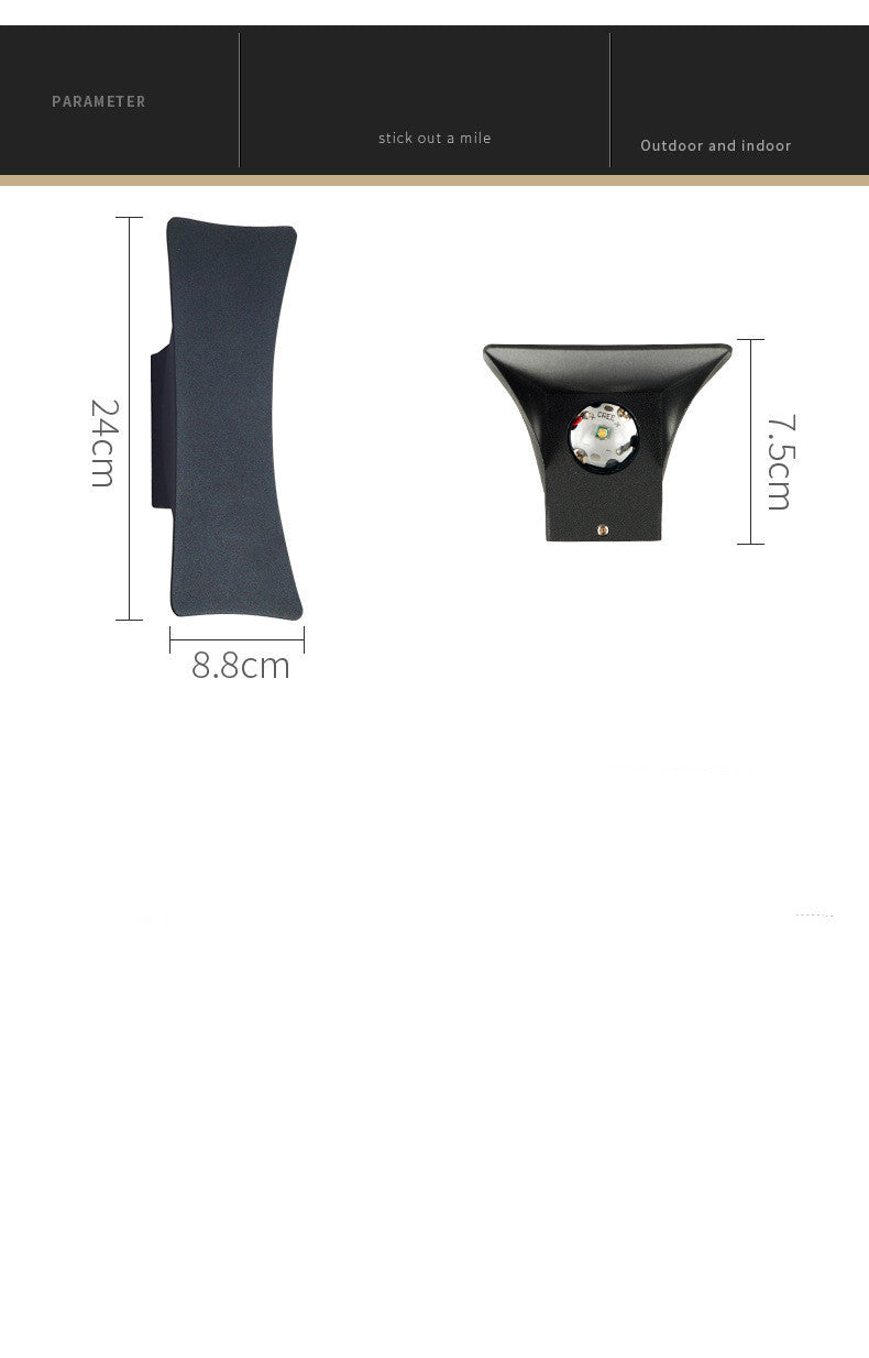 Outdoor Wall Lamp Waterproof Villa Garden