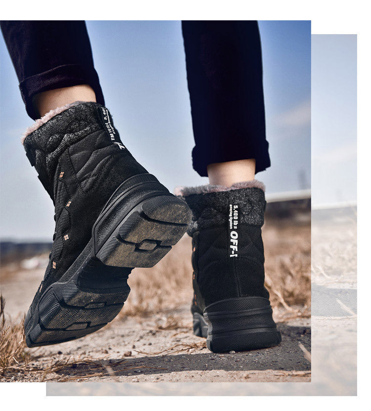 Velvet Warm Snow Boots