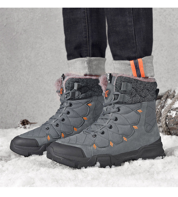 Velvet Warm Snow Boots
