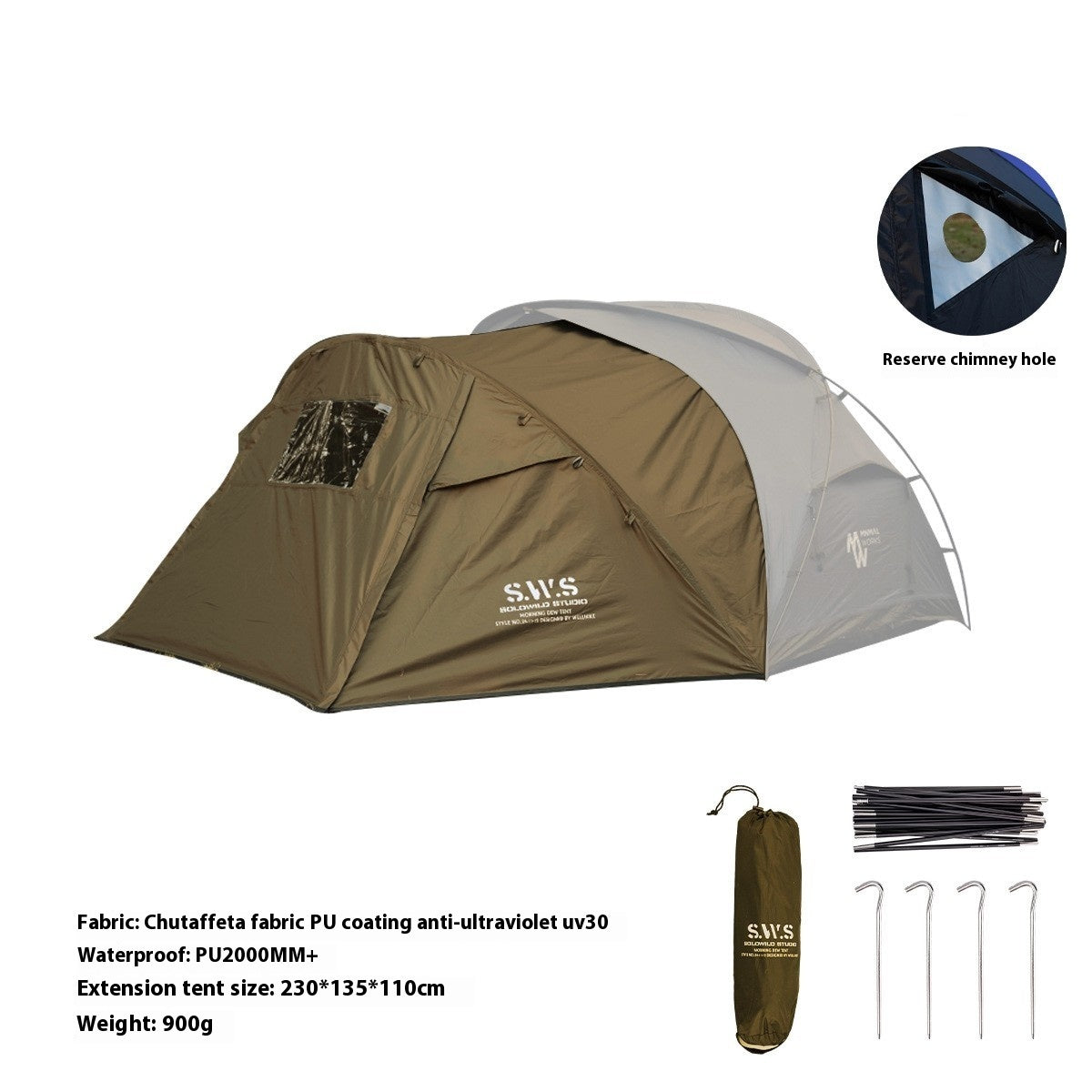 Outdoor Campground Tent Camping