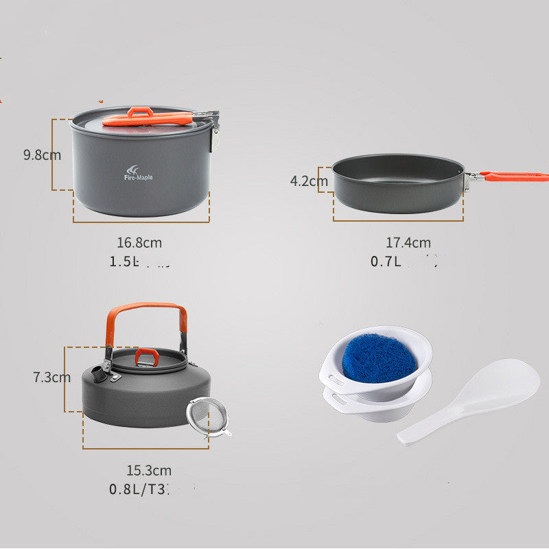 Outdoor Camping Picnic Cookware Set