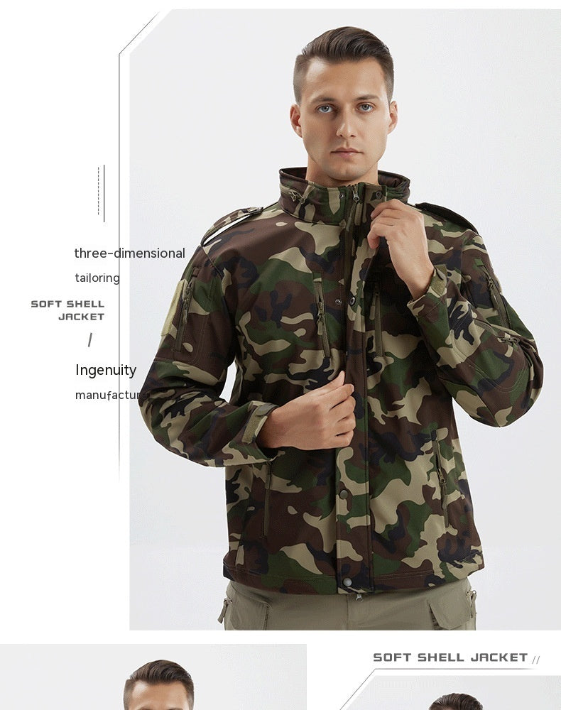 Men's Fleece Jacket Shell Jacket