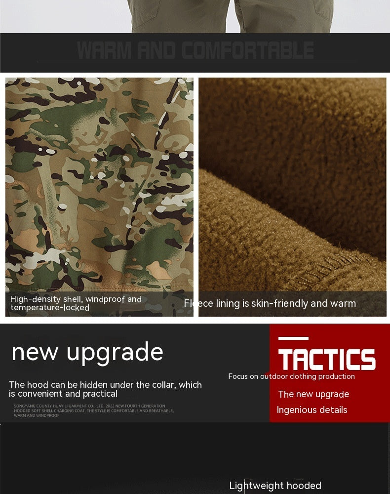 Men's Fleece Jacket Shell Jacket