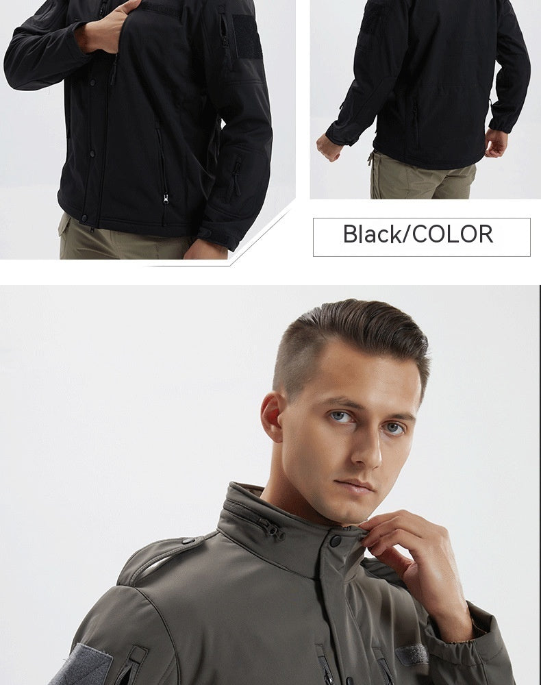 Men's Fleece Jacket Shell Jacket