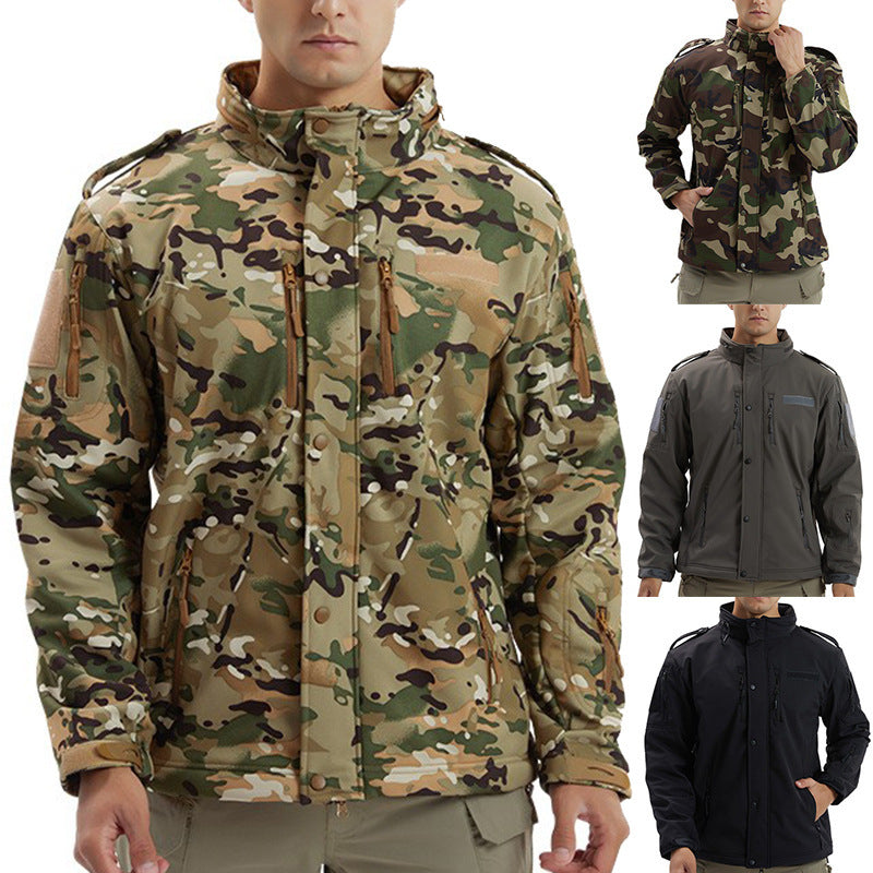 Men's Fleece Jacket Shell Jacket