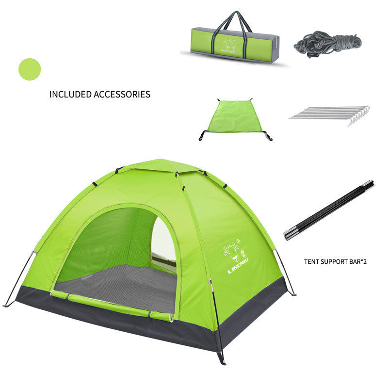 Single-layer tent camping beach