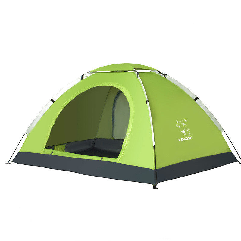 Single-layer tent camping beach
