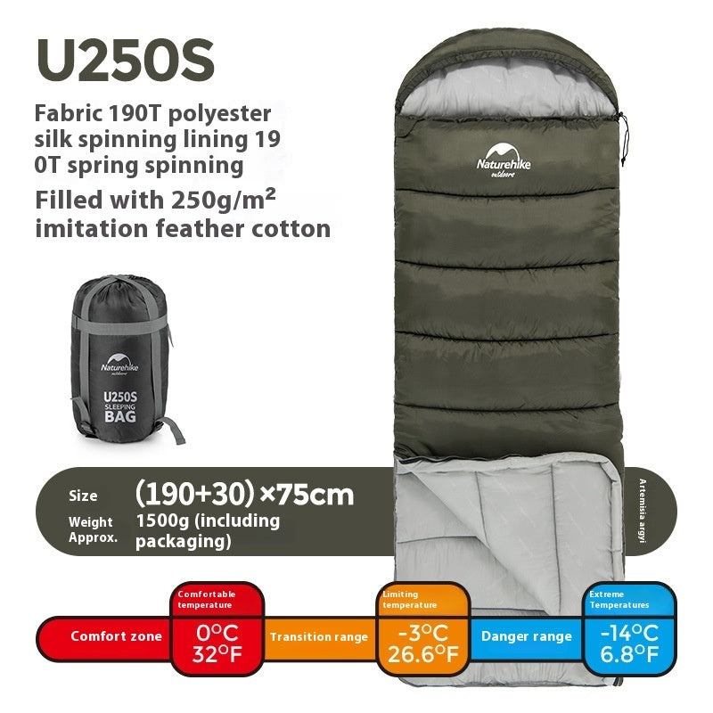 Series Envelope Hooded Sleeping Bag