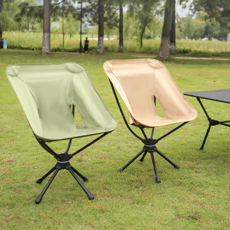 Rotating Folding Chair Aluminum Alloy