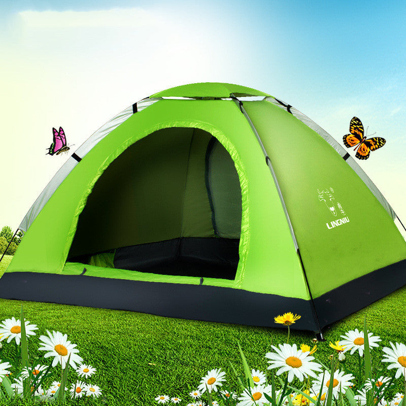 Single-layer tent camping beach