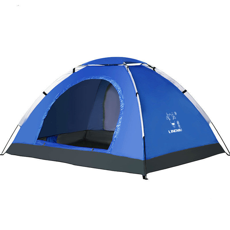 Single-layer tent camping beach