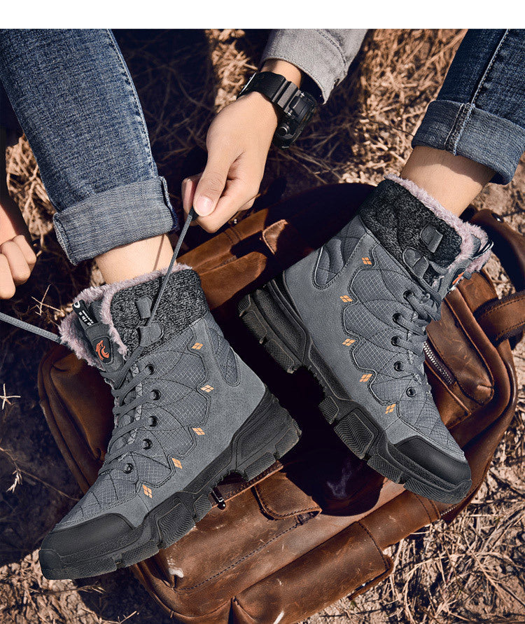 Velvet Warm Snow Boots
