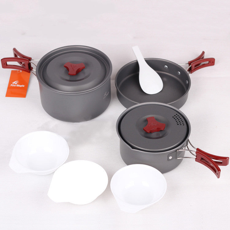 Picnic cookware set camping pot