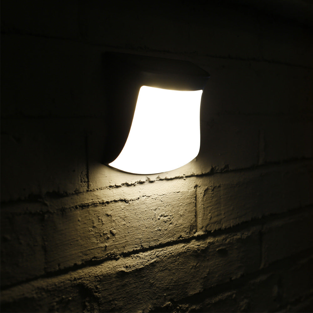 4pcs Solar Lamp Fence Wall Lamp