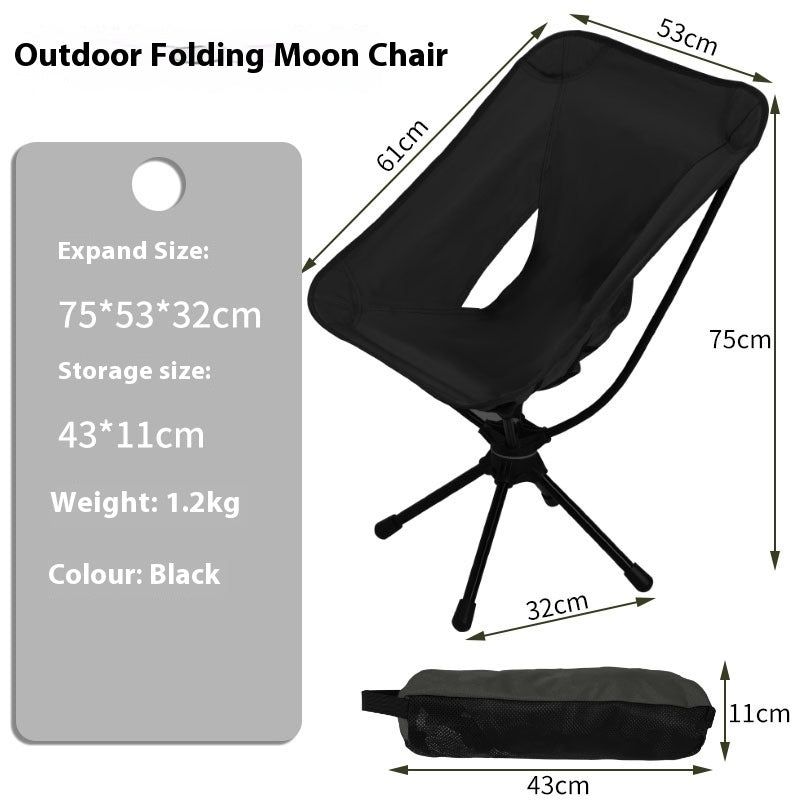 Rotating Folding Chair Aluminum Alloy