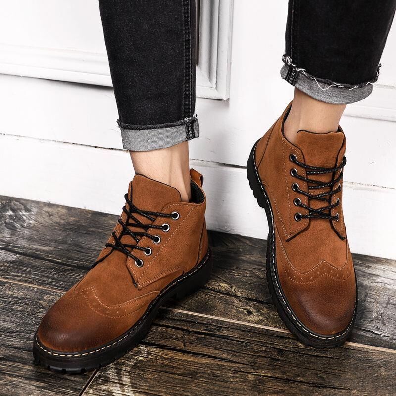 High-top Hiking Boots