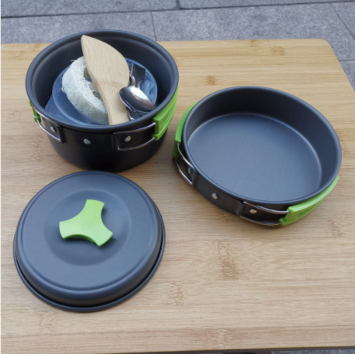 Outdoor camping cookware set