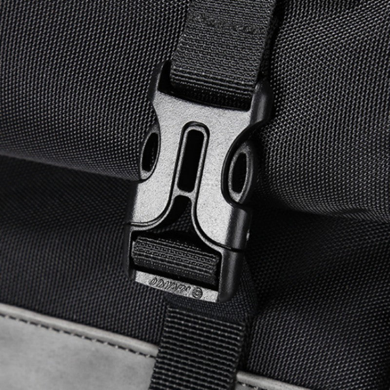 Leather leisure travel backpack