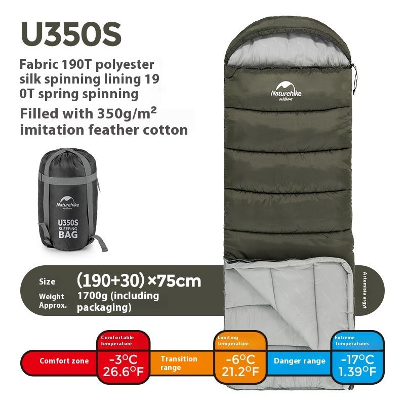 Series Envelope Hooded Sleeping Bag