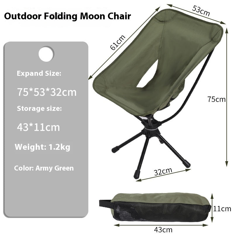 Rotating Folding Chair Aluminum Alloy